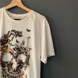 Men’s Zara T-Shirt w/ Butterfly Skeleton